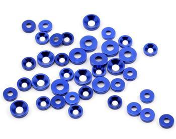 JQ Products M3 (26pcs) and M4 (12pcs) Full Colour Washer Kit (Blue) JQPS009