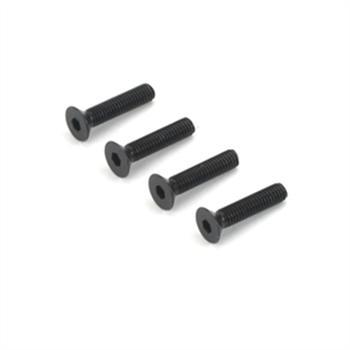 Dubro Flat Head Socket Screws, 3x14mm (4) DUB2289