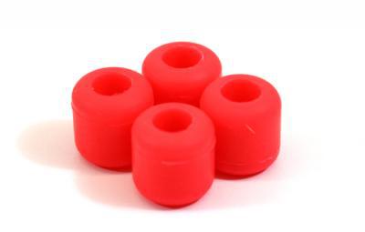 8mm Rubber Nuts for 9mm Landing Skid (4pcs) Orange T-Rex700