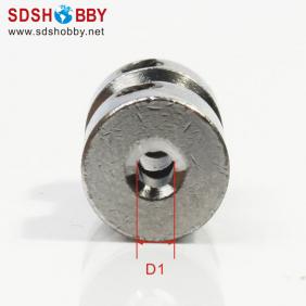 Collet Length=20mm Dia-A=2.3mm Dia-B=3.18mm