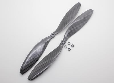 Carbon Fiber Propellers 11X4.7 LH and RH Rotation Pair