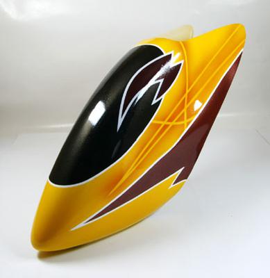 Painted Fiberglass Canopy for 500 Helicopter - Yellow