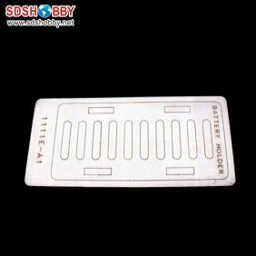 V Boat Battery Tray Wooden Length=130mm Width=62mm