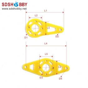 Epoxy Board Servo Arm sets for 50cc Plane