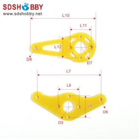 Epoxy Board Servo Arm sets for 50cc Plane