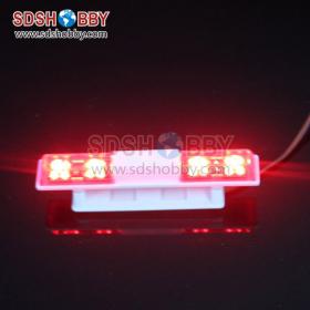 High Imitation RC 360 Degree Rotation Large Night Flash LED Light/Police Car Light for 1/8 1/10 1:8 1:10 RC Cars (Narrow Type)