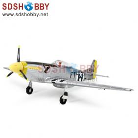 P51D Mustang EPO/ Foam Electric Airplane RTF with Retractable Landing Gear, 2.4G Right Hand Throttle