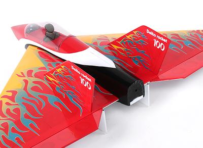 Delta Rocket High Speed Wing - Red 640mm (ARF)