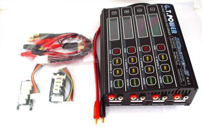 G.T. Power XDRIVE-6 4 x 60W 1-6S LiPo/LiFe Balance Charger/Discharge