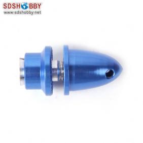 Aluminum Bullet Propeller Adaptor 4.0mm Blue Color