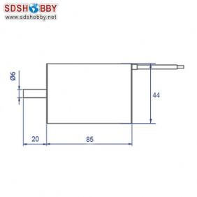 FSD 4485 KV980 Inrunner Brushless Motor for RC Boat RC Car RC Model