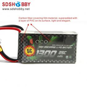 Gens ACE New Design High Quality 1300mAh 25C 3S 11.1V Lipo Battery with T Plug