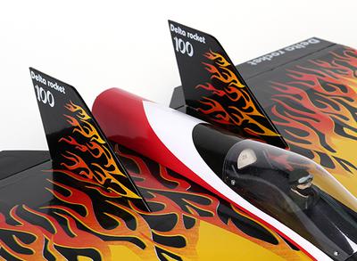 Delta Rocket High Speed Wing - Black 640mm (ARF)