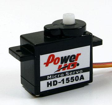 PowerHD 5.5g/0.9kg/ .10sec High Performance Micro Servo HD-1550A