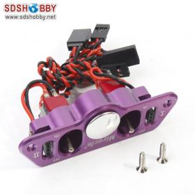 Twin Power Switch with Fuel Dot-Purple Color