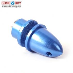 Aluminum Bullet Propeller Adaptor 4.0mm Blue Color