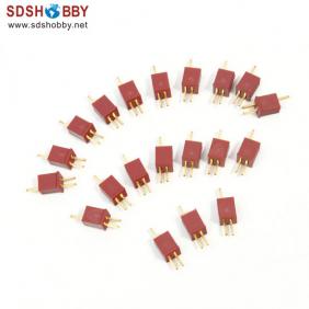 10 Pairs* MINI T plug with 10A current