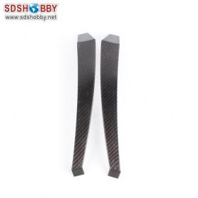 One Pair F3A Carbon Fiber Landing Gear with 3K Treatment for 120 Grade Nitro Airplanes