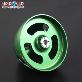 CNC Metal Electric Folding Spinner 2.0″/50mm with Super Light Weight for Electric Airplane --Green