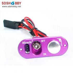 Single Power Switch with Fuel Dot Purple Color