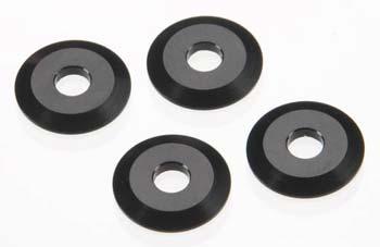 HPI Aluminum Washer 4x14x1.5mm Black (4) HPI88083