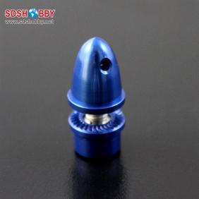 Aluminum Bullet Propeller Adaptor 3.0mm Blue Color