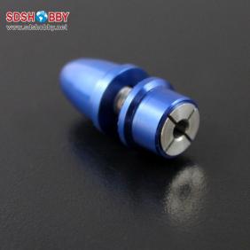 Aluminum Bullet Propeller Adaptor 3.0mm Blue Color