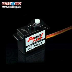 Power HD 1.3kg/8g Analog Servo HD-1800A with Plastic Gear 24T