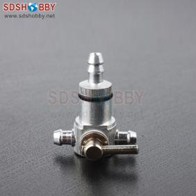 Three Way Gasoline/Nitro Fuel Filter with Switch for RC Model￠4mm/￠3.85mm/￠3.85mm