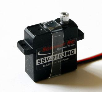 SCANNER 6.7g/ 1.0Kg/ .12 sec Sub-Micro Servo Metal Gear SSV-9103MG