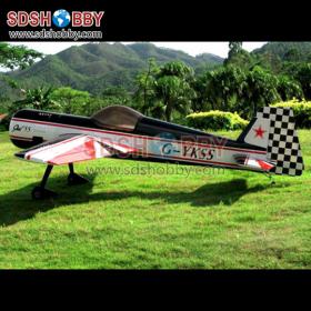 87in YAK55SP 50CC Gasoline Airplane/Petrol Airplane ARF- Star Stripe & Black & Red Color