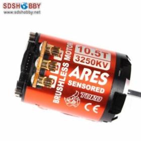 ARES Sensored Inrunner Brushless Motor 3250KV/10.5T for 1/10/ 1:10 RC Car