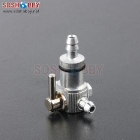 Three Way Gasoline/Nitro Fuel Filter with Switch for RC Model￠4mm/￠3.85mm/￠3.85mm