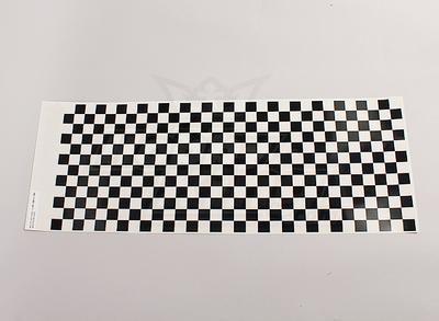 Decal Sheet Small Chequer Pattern Black/Clear 590mmx180mm