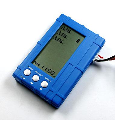 3 IN 1 Battery Meter/Balancer/Discharger LCD Display