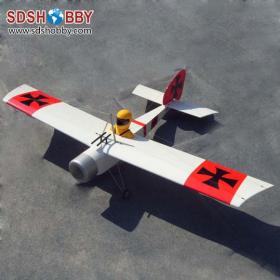 63in Baron 15CC RC Model Gasoline/Petrol Airplane ARF -White Color