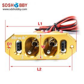 Twin Power Switch Yellow Color