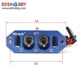 Twin Power Switch Blue Color