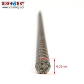 Flexible Axle (Round & Square) Positive Dia. =φ6.35 Side=5X5mm Length=370mm for RC Model Boat