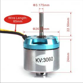 KV3060 FSD Brushless Inrunner Motor for 400 RC Helicopter