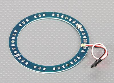 LED Ring 100mm Red w/10 Selectable Modes