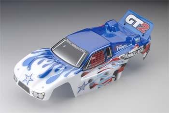 Associated InteRCeptor Body Blue & White W/Spoiler GT2 ASC7998