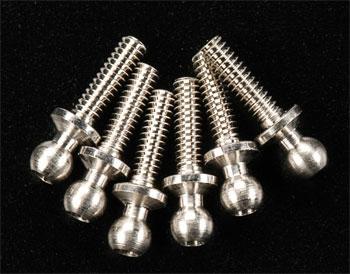 Associated Ballstud .400" Silver TC4 (6) ASC6278