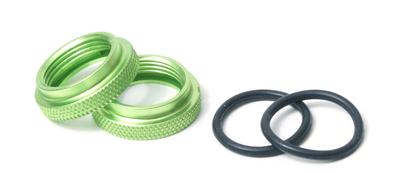 JQ Products Rideheight Adjustment Nut & O-Ring 2 pcs (Green) JQPB158