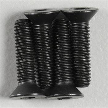 Dubro Flat Head Socket Screw 3.0mmx12 (4) DUB2288