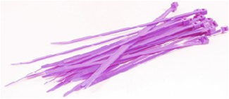 Racers Edge 7 1/2" Purple Tie Wraps (25) RCE5607P