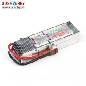 Gens ACE New Design High Quality 2200mAh 30C 3S 11.1V Lipo Battery with T Plug