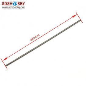 Flexible Axle (Round & Square) Positive Dia. =φ6.35 Side=5X5mm Length=360mm for RC Model Boat