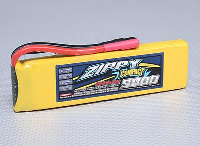 ZIPPY Compact 5800mAh 2S 25C Lipo Pack