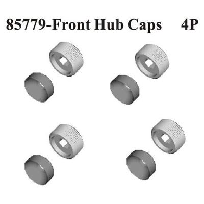 Redcat Racing Front Hub Caps 4pcs RED85779